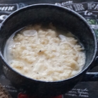 豆腐とチーズのスープ